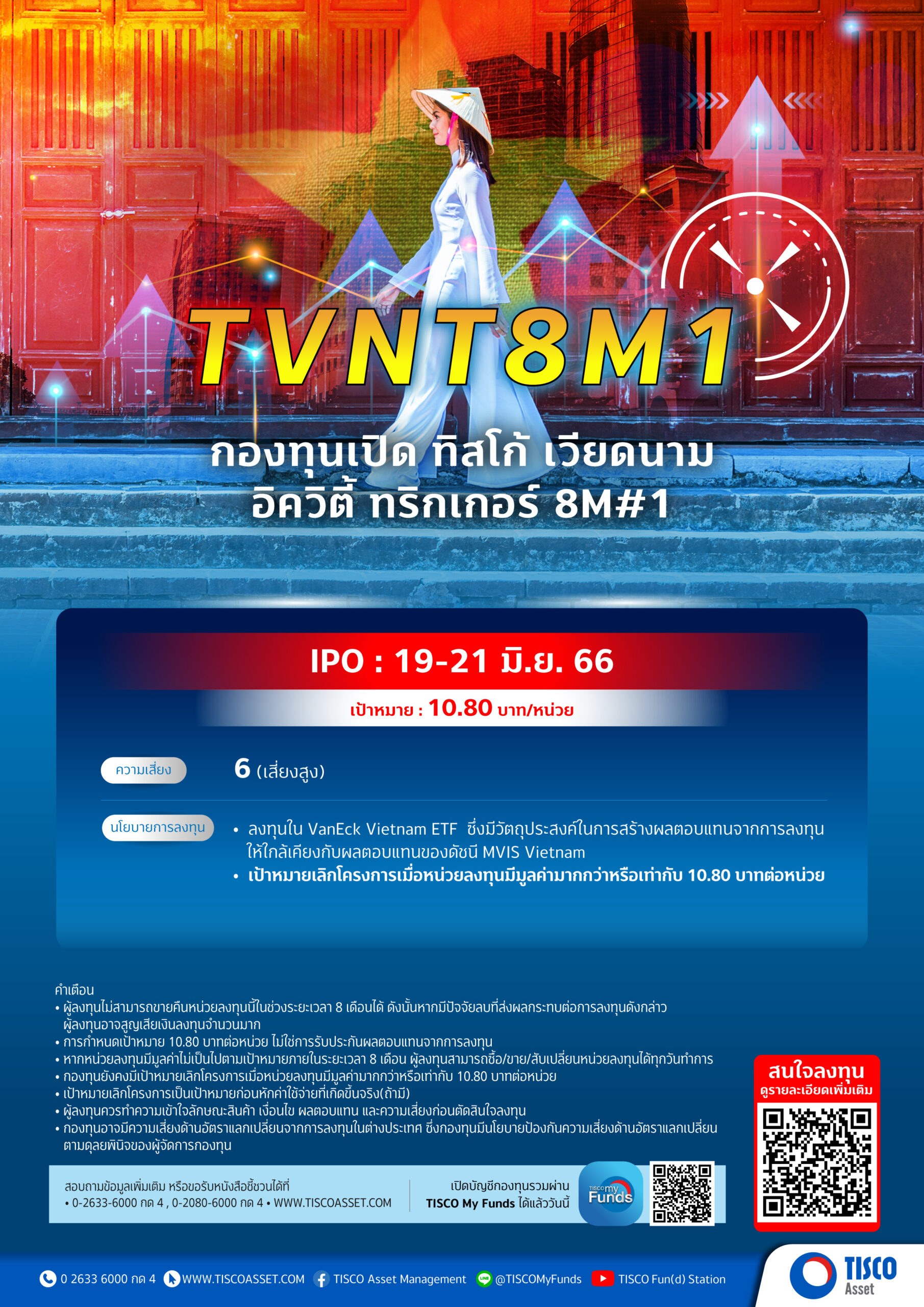จับจังหวะลงทุนหุ้นเวียดนาม TVNT8M1 IPO 19-21 มิ.ย. 66